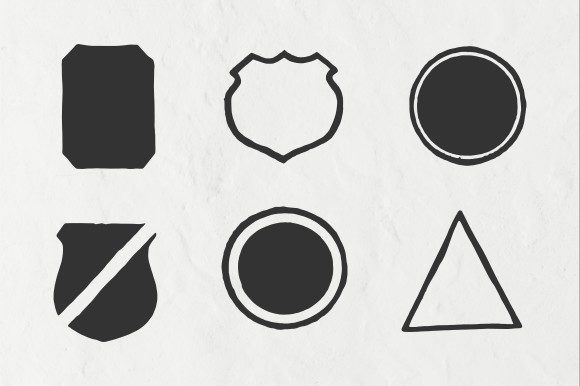 Badges Vintage Illustration Vector – Add Vintage Flair to Your Creative Projects
