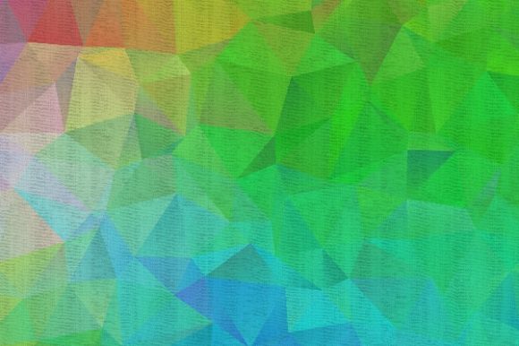 Colorful Green Geometric Canvas: A Creative Powerhouse for Designers and Enthusiasts