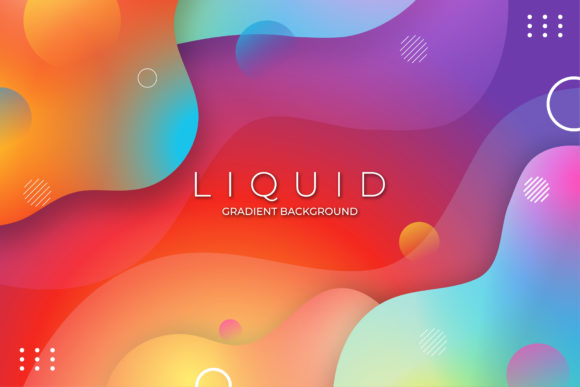 Gradient Liquid Wavy Abstract Background: A Creative Tool for Designers and Creators