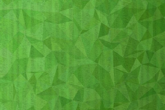 Green Geometric Canvas: A Modern Design Asset