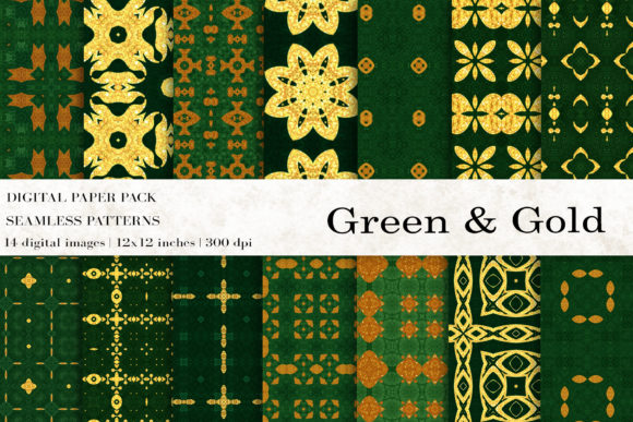 Green Gold Digital Papers: A Guide to Choosing and Using the Right Patterns