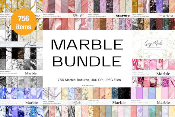 Marble Textures Bundle for Creative Projects
