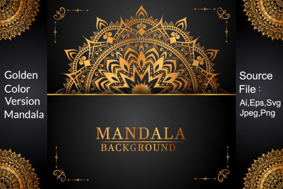 Modern Luxury Mandala: A Versatile Design for Creative and Practical Use