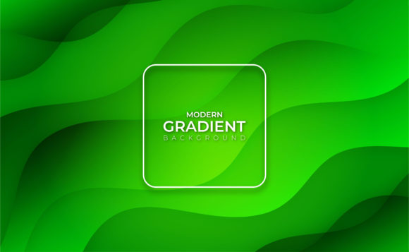 Monochromatic Green Abstract Background: A Versatile Design Asset