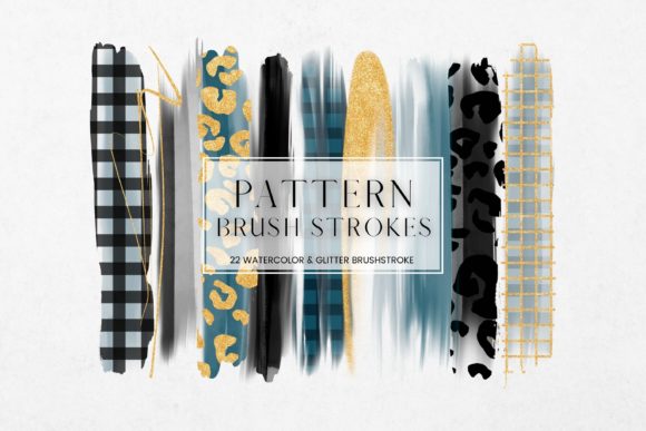 Pattern Watercolor Brush Stroke: A Versatile Design Element for Creative Projects