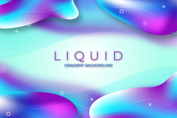 Vibrant Liquid Abstract Background